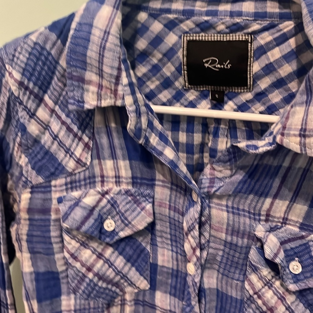 Rails Plaid Button Up! - image 4